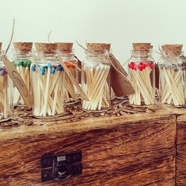 Small bottled matches - LV Apothecary