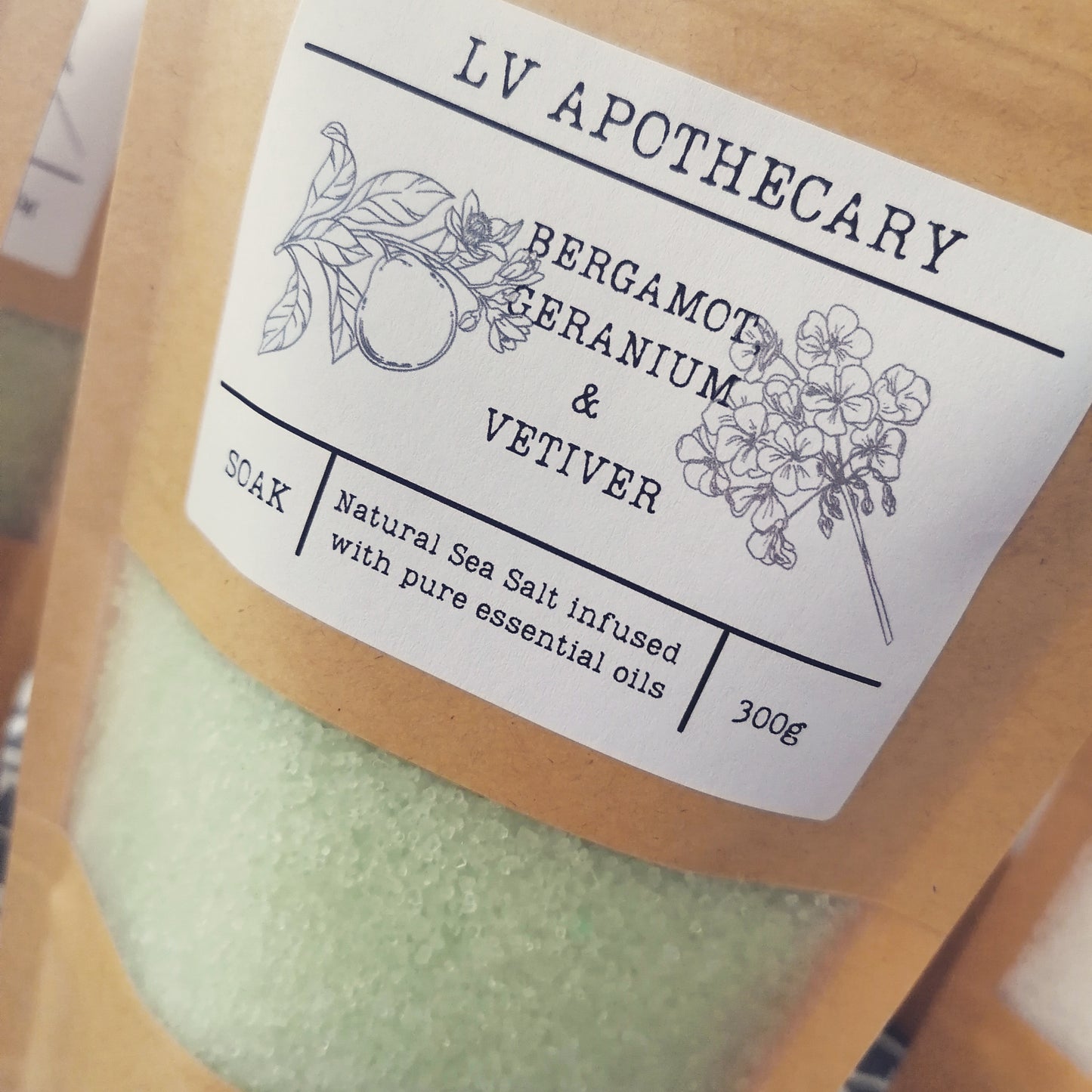 Bergamot, Geranium & Vetiver soak - LV Apothecary