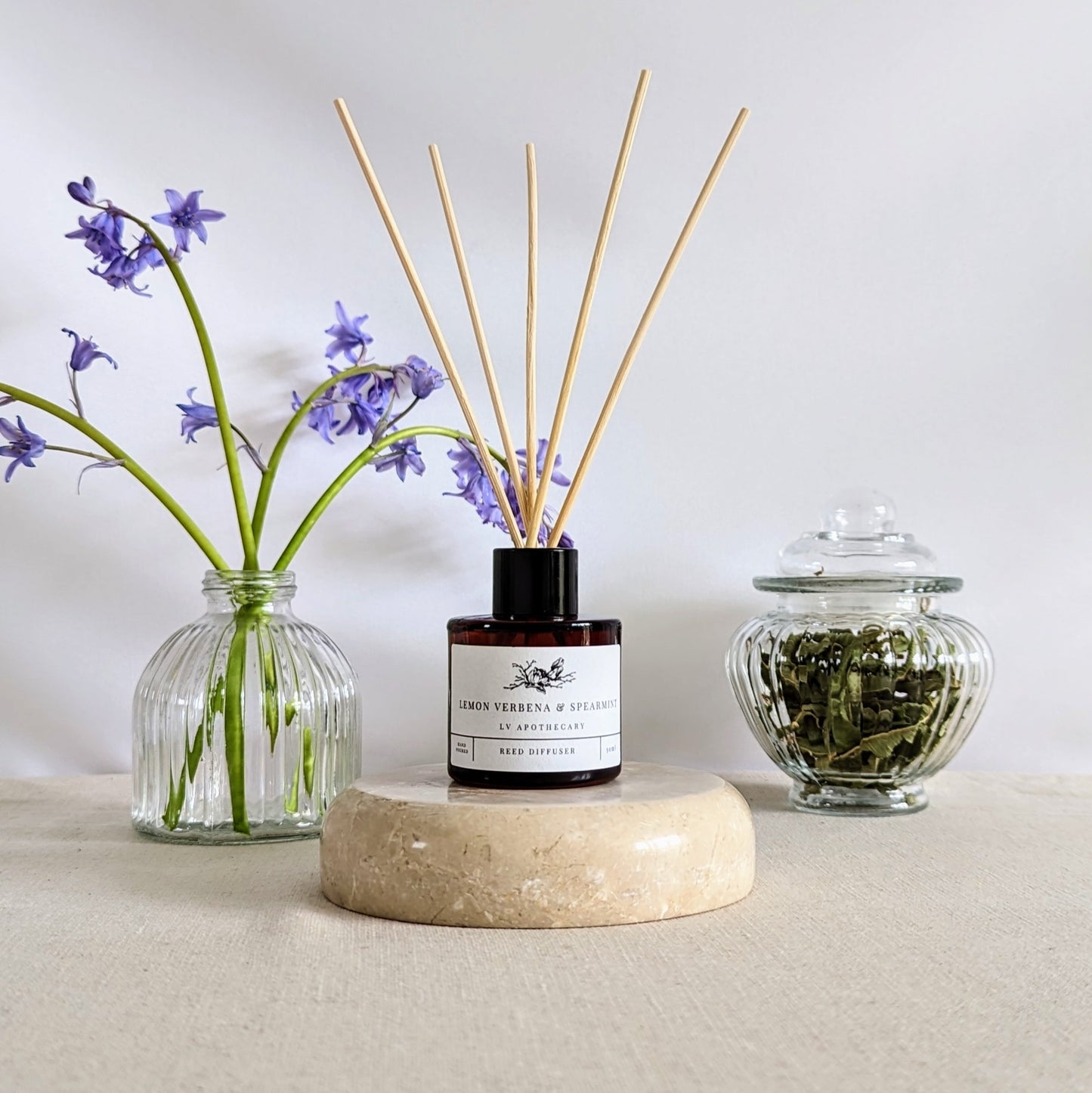Lemon Verbena & Spearmint Apothecary Reed Diffuser 50ml