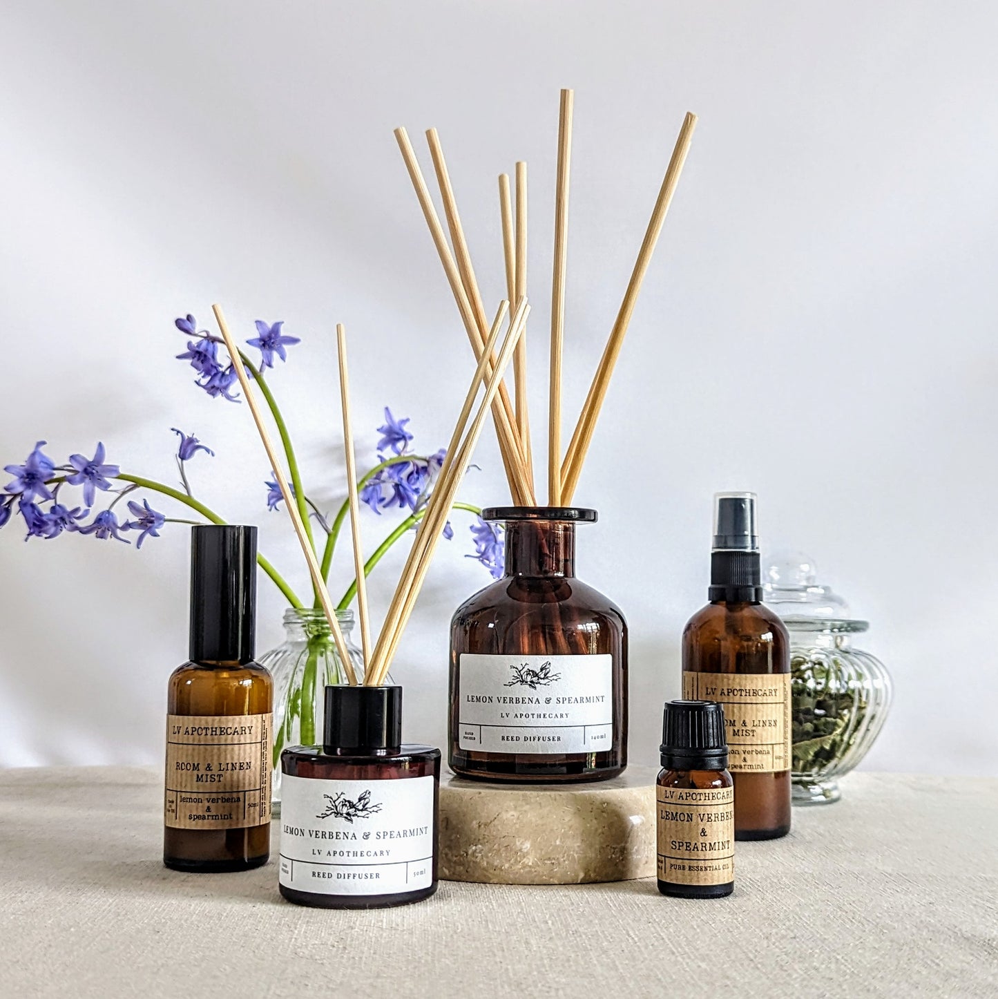 Lemon Verbena & Spearmint Apothecary Reed Diffuser 50ml