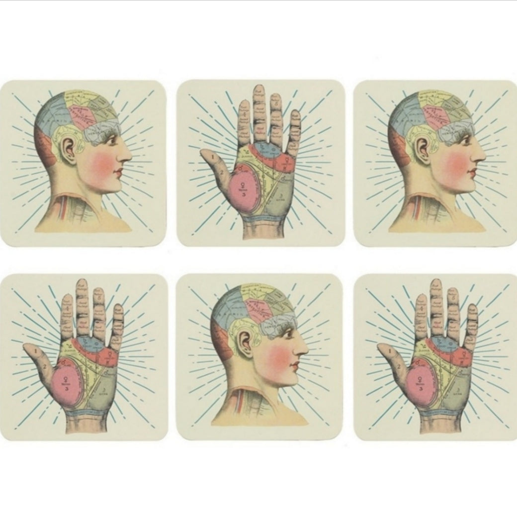 Palmistry coaster set - LV Apothecary