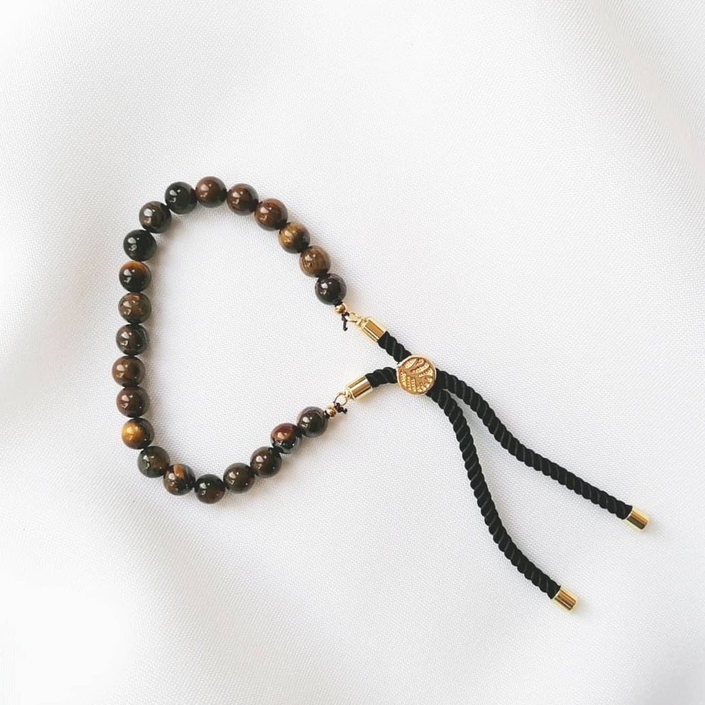 Tiger's Eye gemstone bracelet - LV Apothecary
