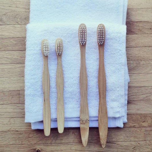 Bamboo Toothbrushes - Family pack - LV Apothecary
