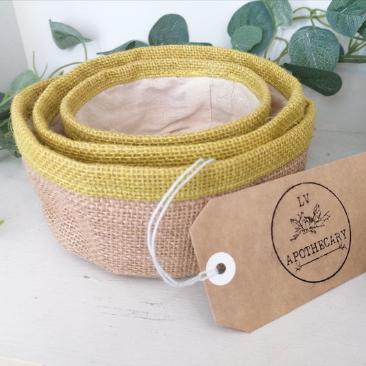 Jute Storage Basket - LV Apothecary