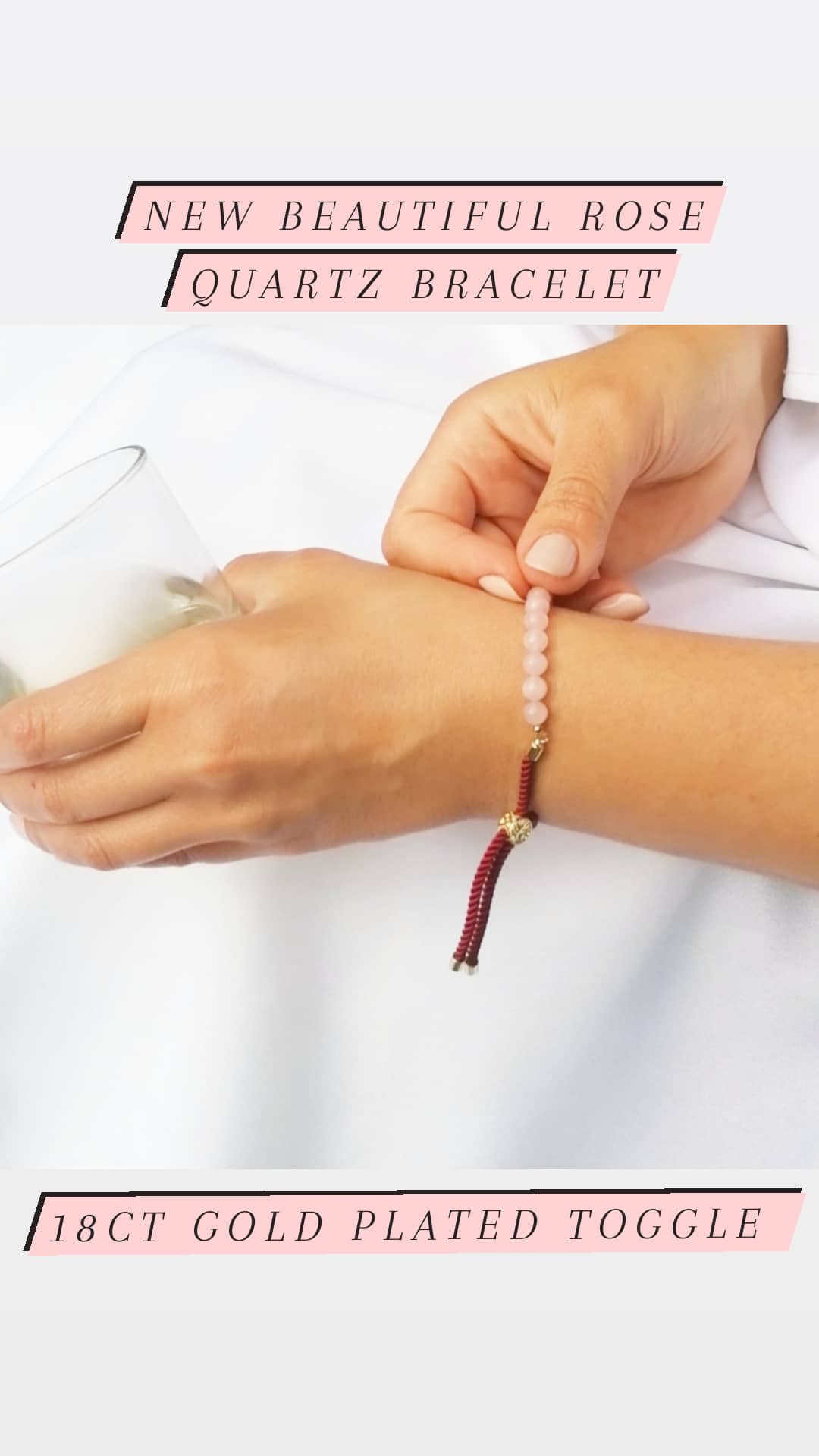 Rose Quartz bracelet - LV Apothecary
